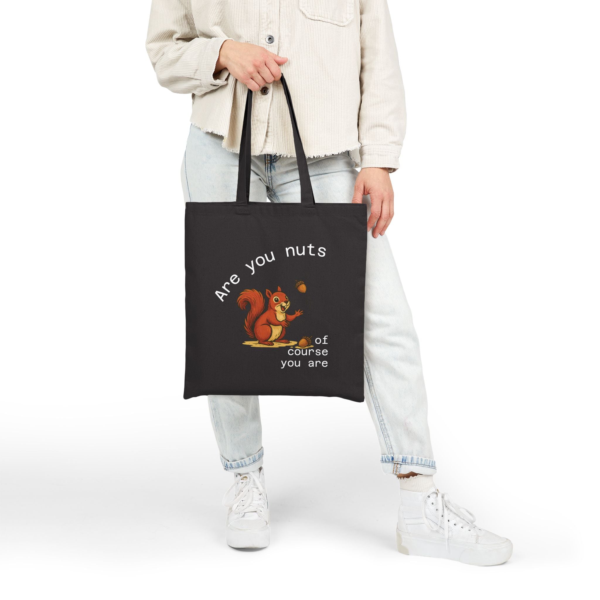 Squirrel Eco Tote Dark