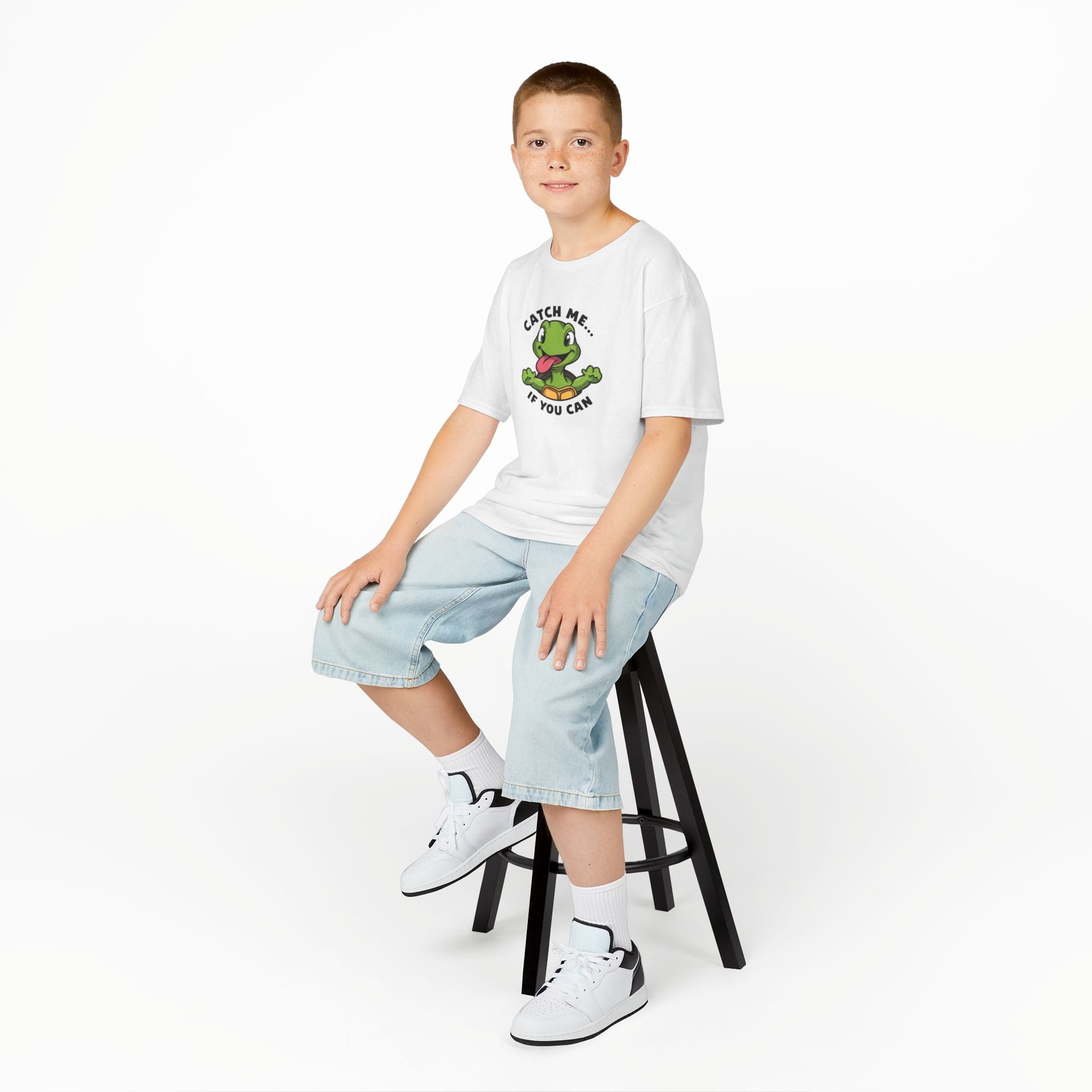 Kids Turtle T-Shirt | Funny Playful Animal Tee
