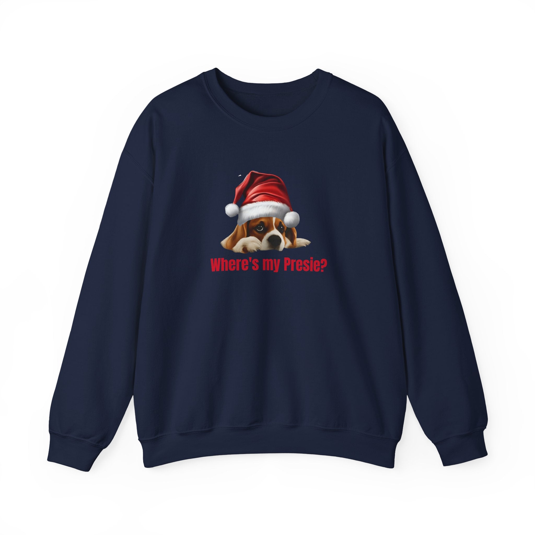 Beagle Claus Sweatshirt / Where’s My Presie?