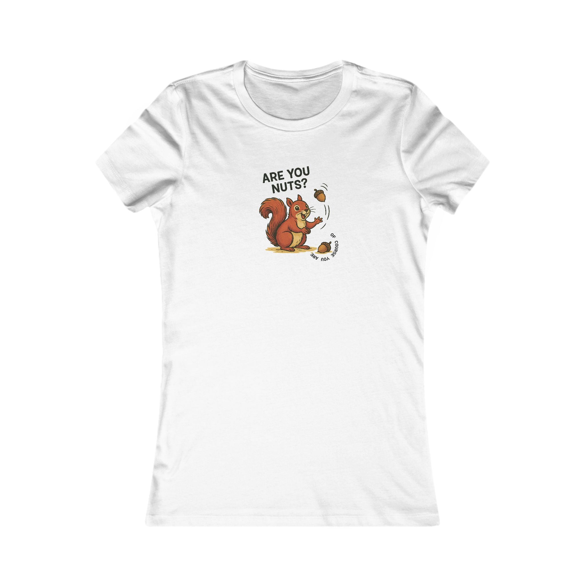 Funny Squirrel Women T-Shirt