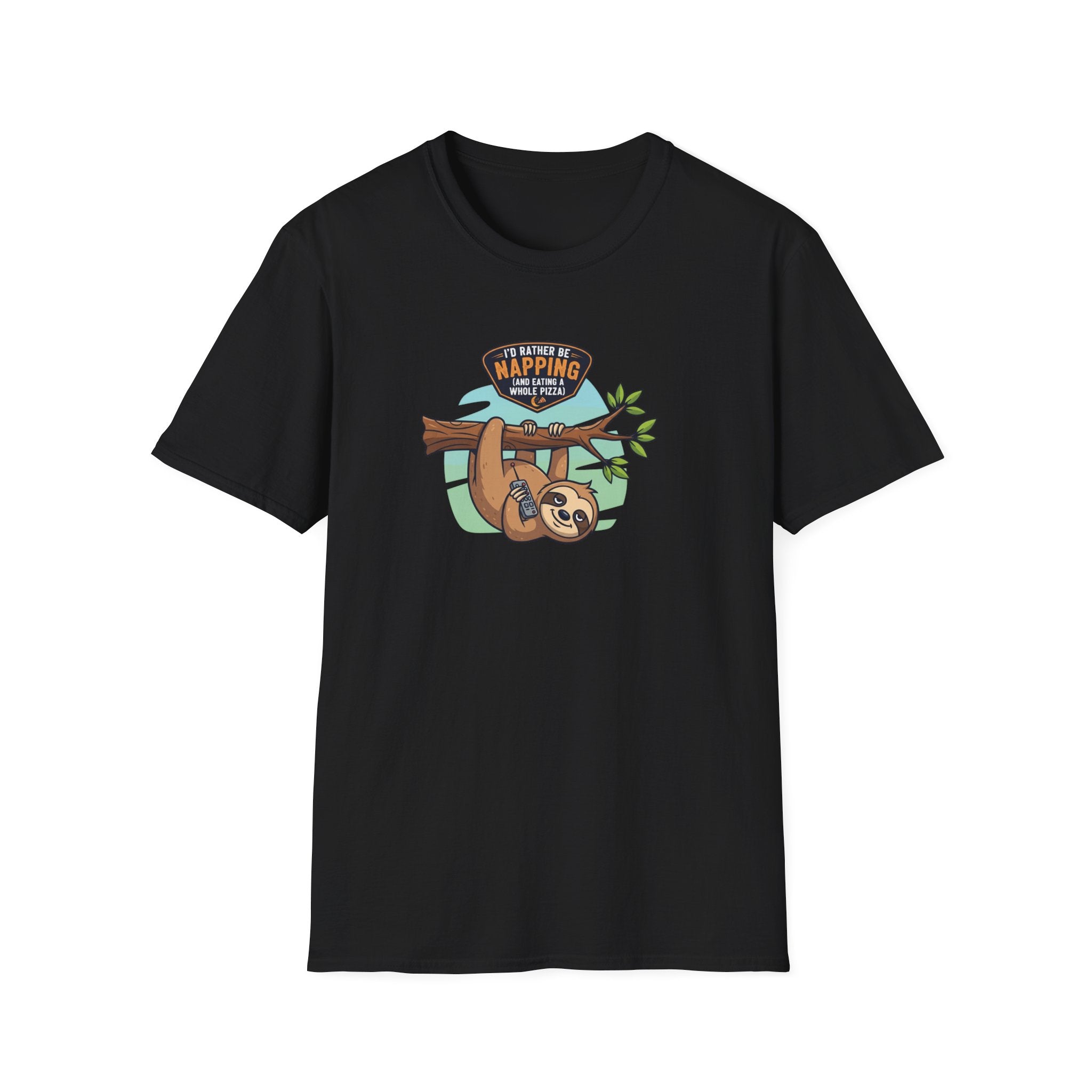 Napping Sloth T-Shirt | Unisex Softstyle Tee