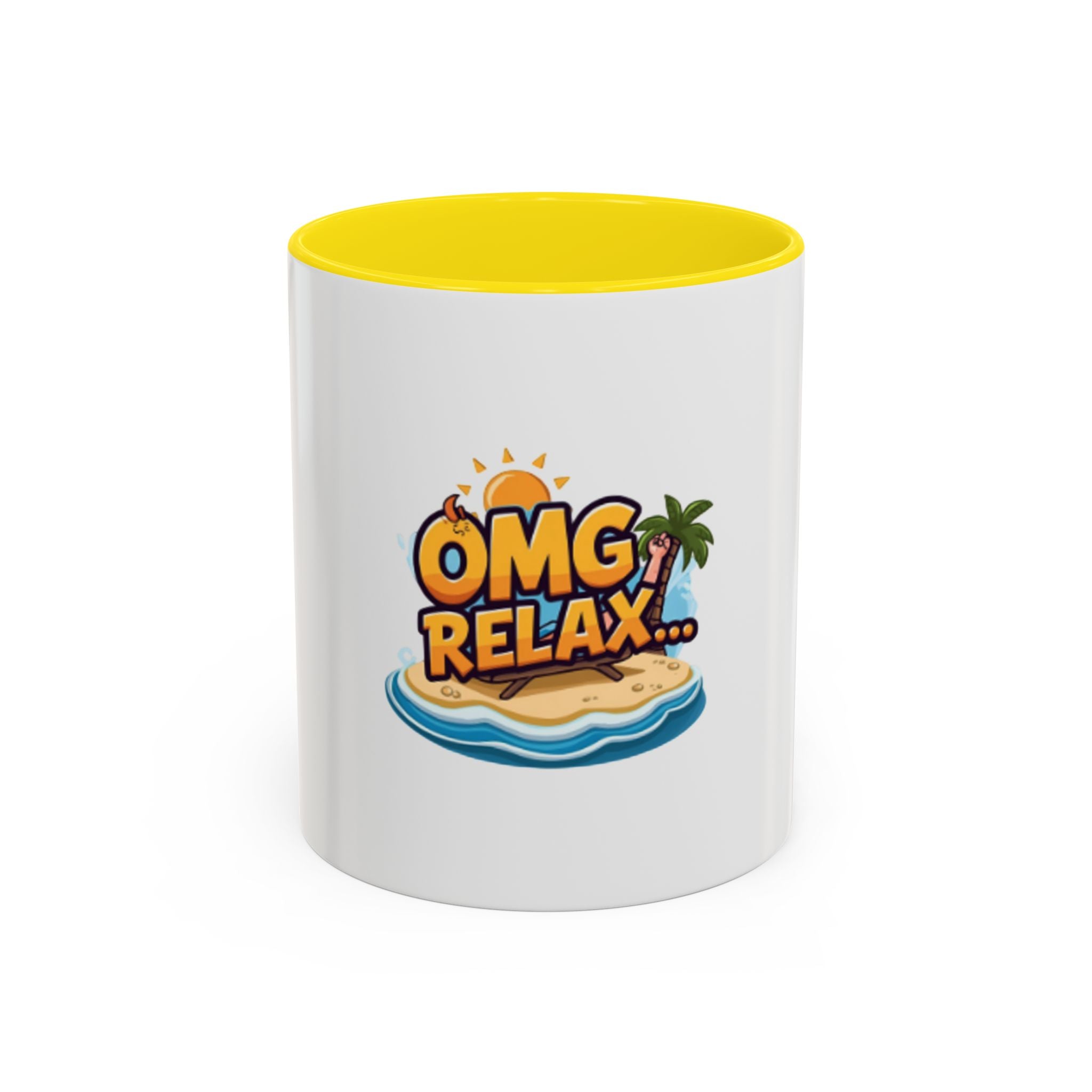 Relaxing Beach Vibe Coffee Mug - Perfect Gift for Beach Lovers, Summer Fun, Vacation Mood, Home Decor, Coffee Lover's Gift