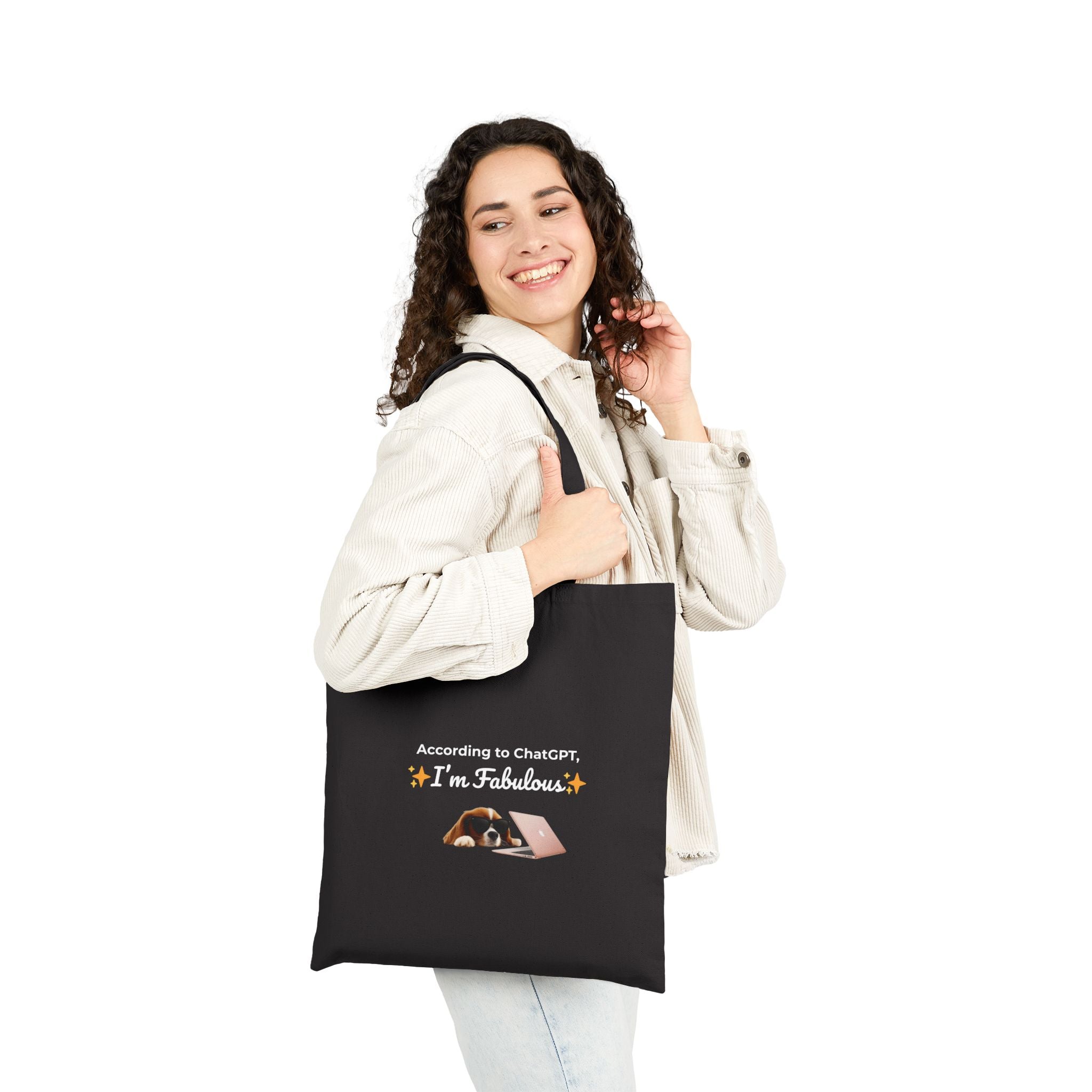 AI Approved Fabulousness | Funny Dog Tote