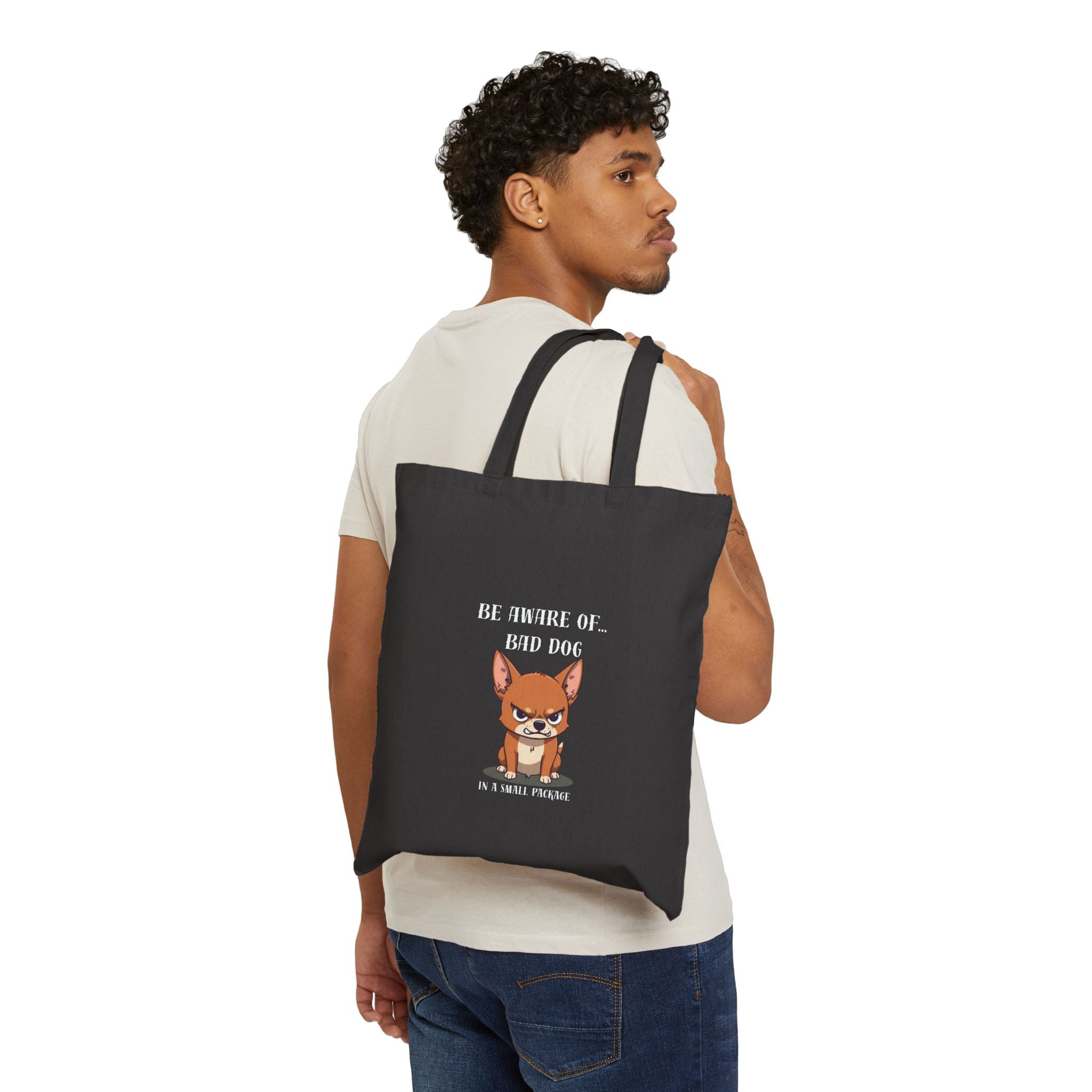 Bad Dog Tote | Tiny Pup, Big Attitude