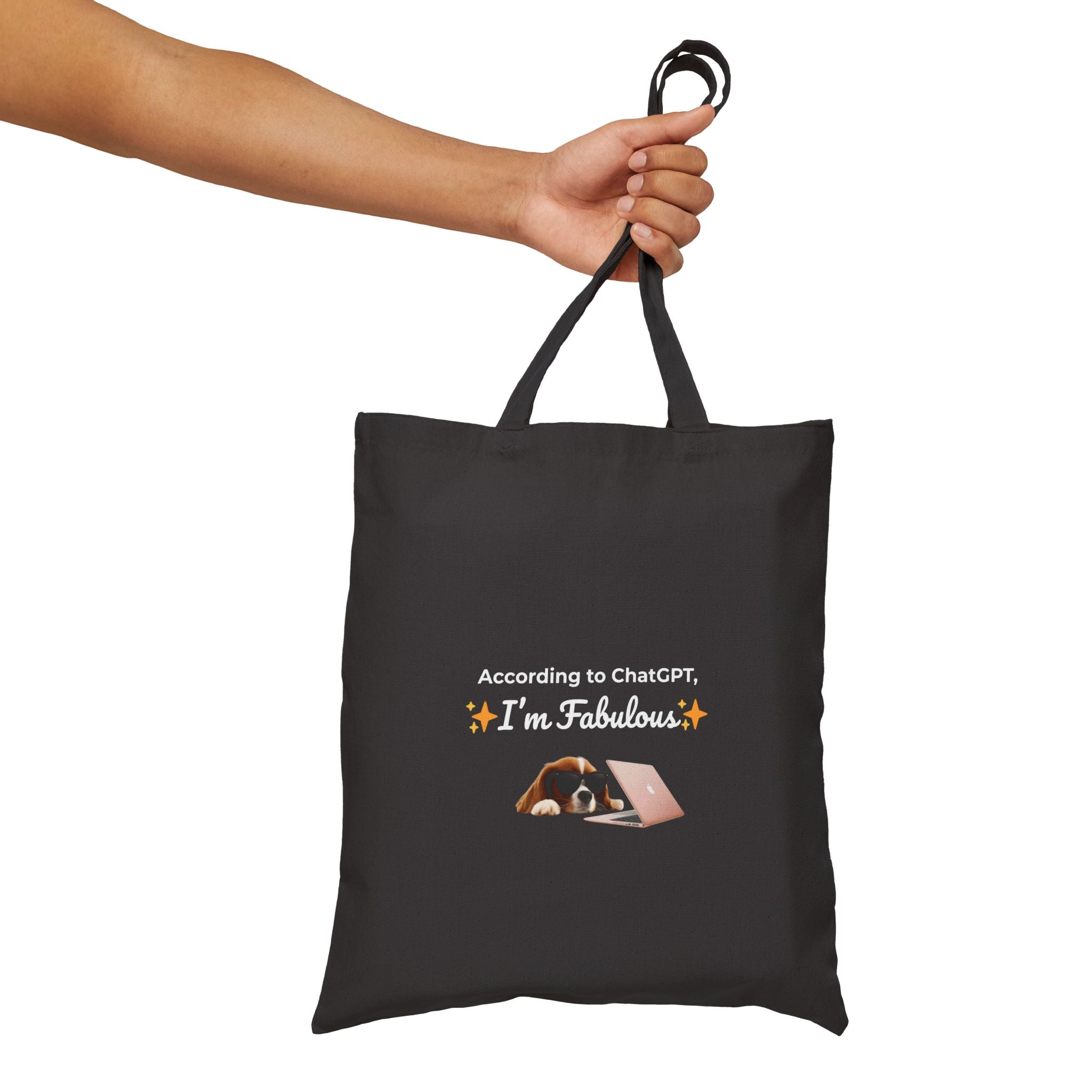 AI Approved Fabulousness | Funny Dog Tote
