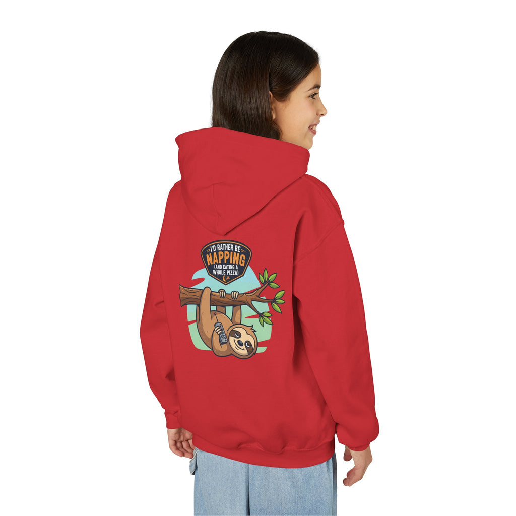 Lazy Sloth Hoodie | Funny Kids Sweatshirt