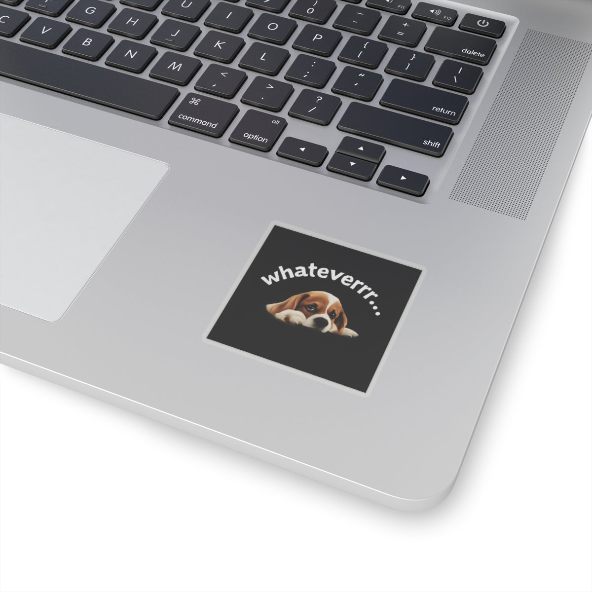 Kiss-Cut Stickers featuring Adorable Puppy Design, Cute Pet Decor, Laptop Accessories, Gift for Animal Lovers, Whatevrrr…
