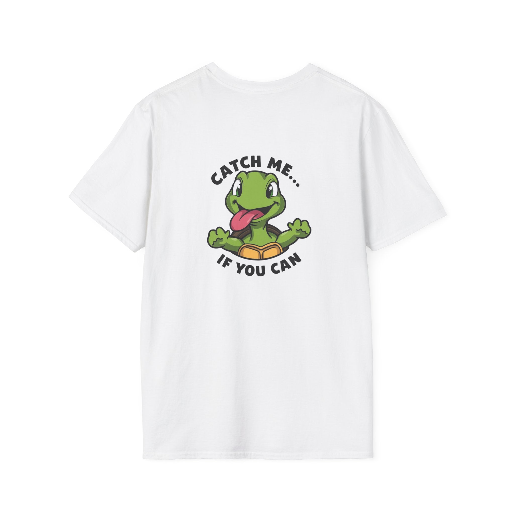Catch Me If You Can Turtle T-Shirt, Unisex Tee, Cute Ninja-turtle Shirt, Funny Graphic Tee, Summer Outfit, Casual Wear