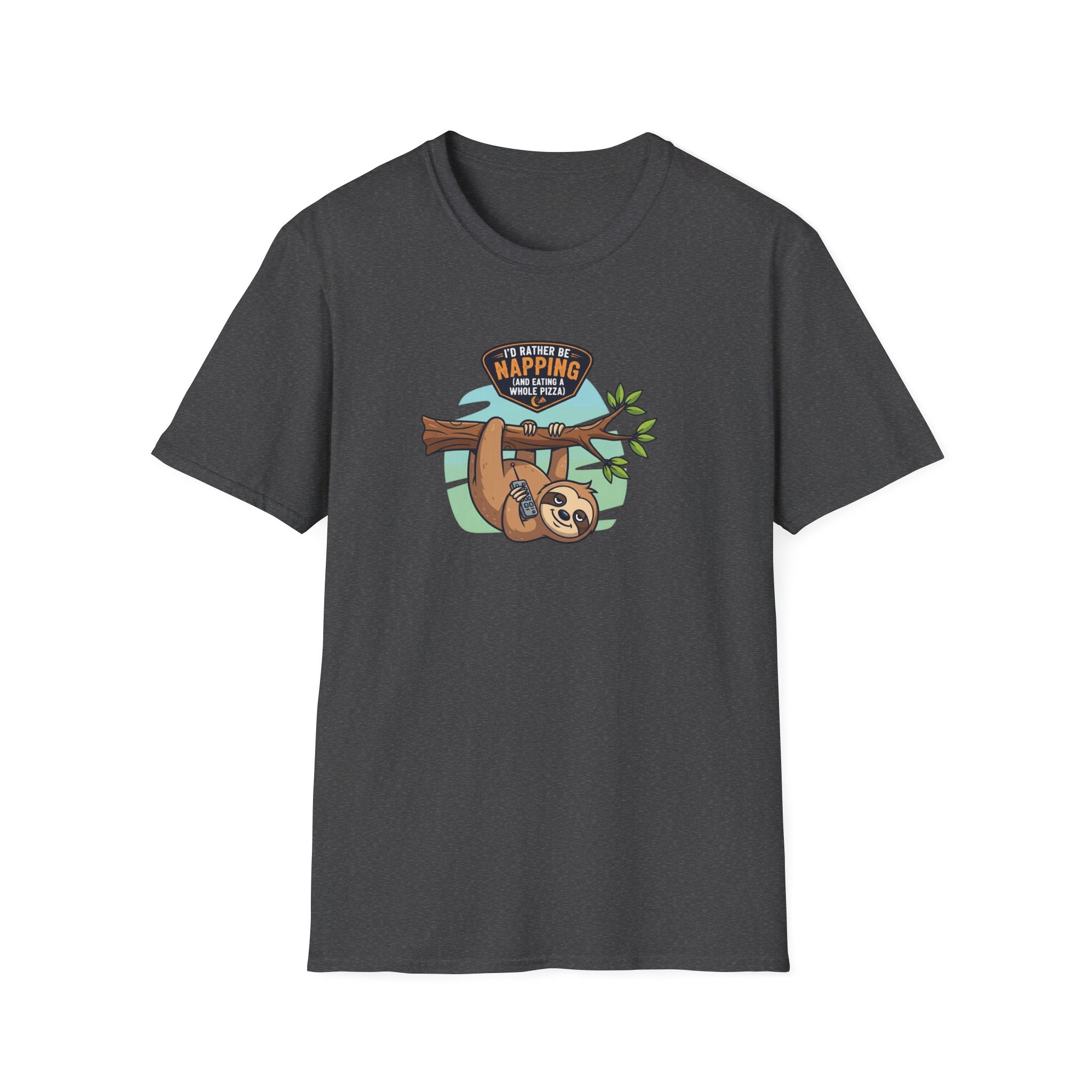 Napping Sloth T-Shirt | Unisex Softstyle Tee