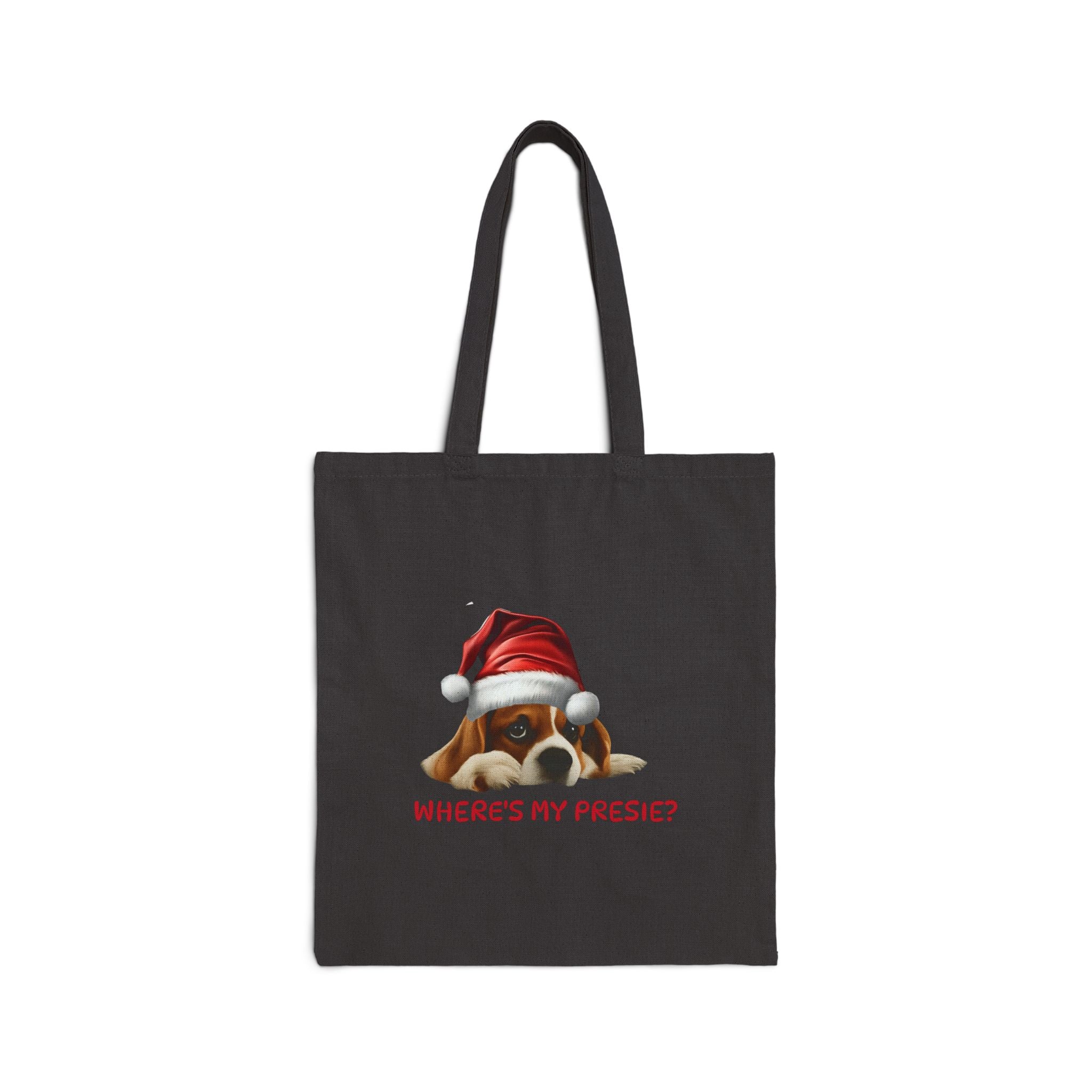 Christmas Beagle tote bag