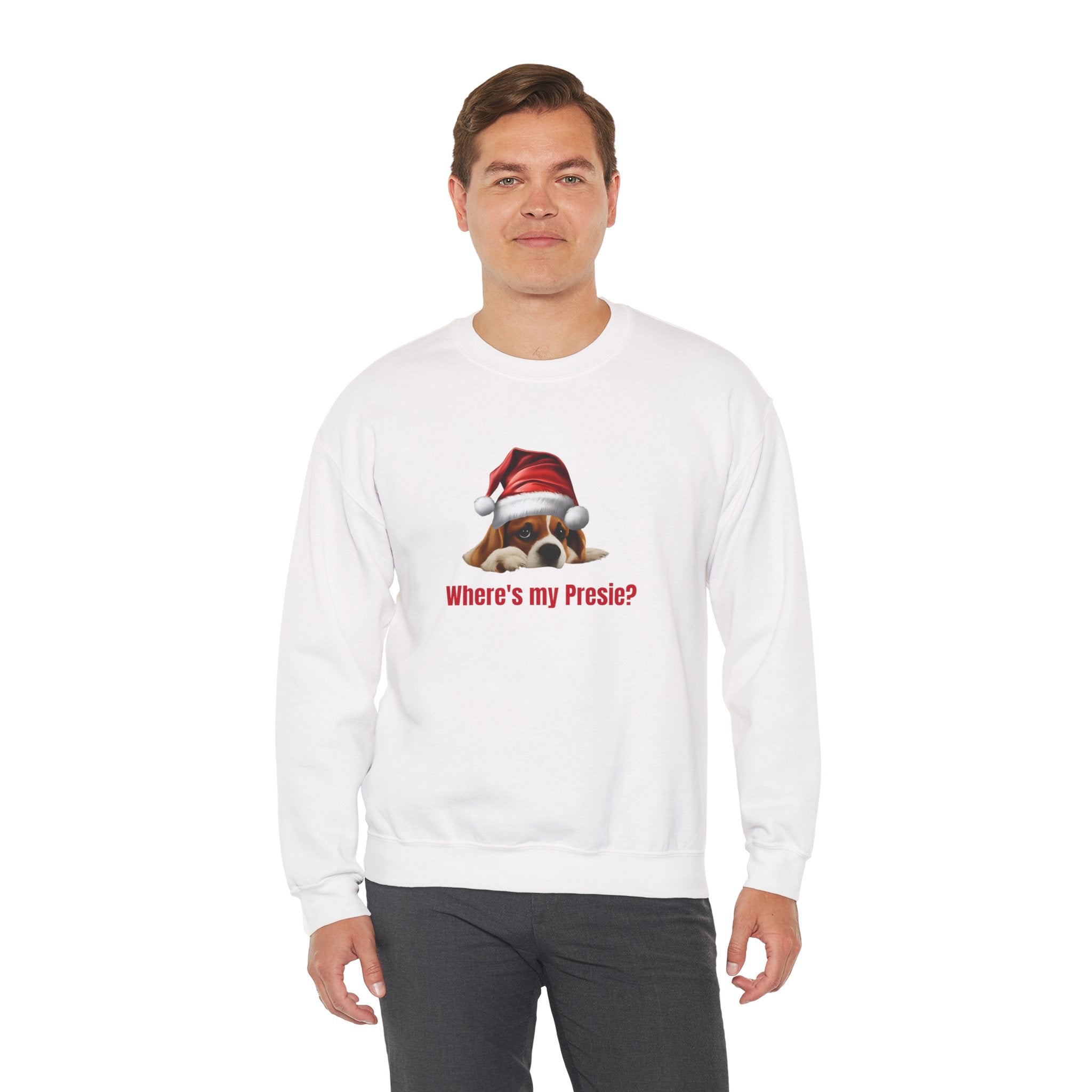 Beagle Claus Sweatshirt / Where’s My Presie?
