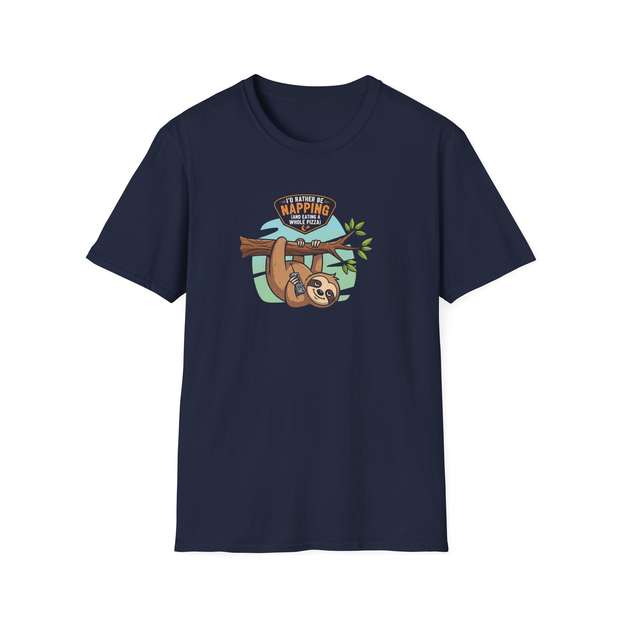 Napping Sloth T-Shirt | Unisex Softstyle Tee
