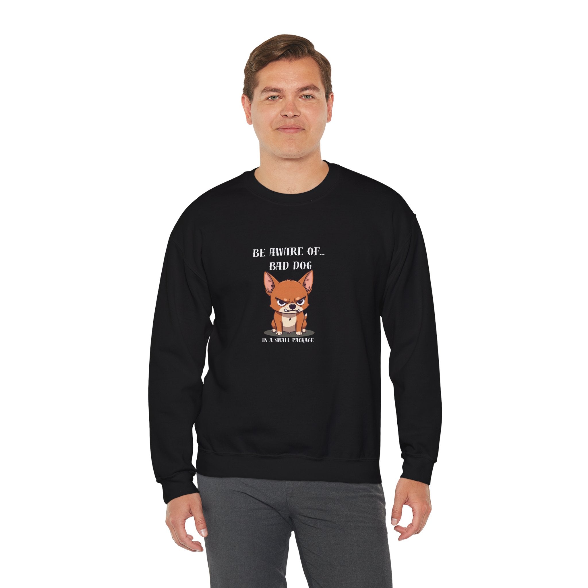 Bad Dog Sweatshirt | Tiny Pup, Big Attitude