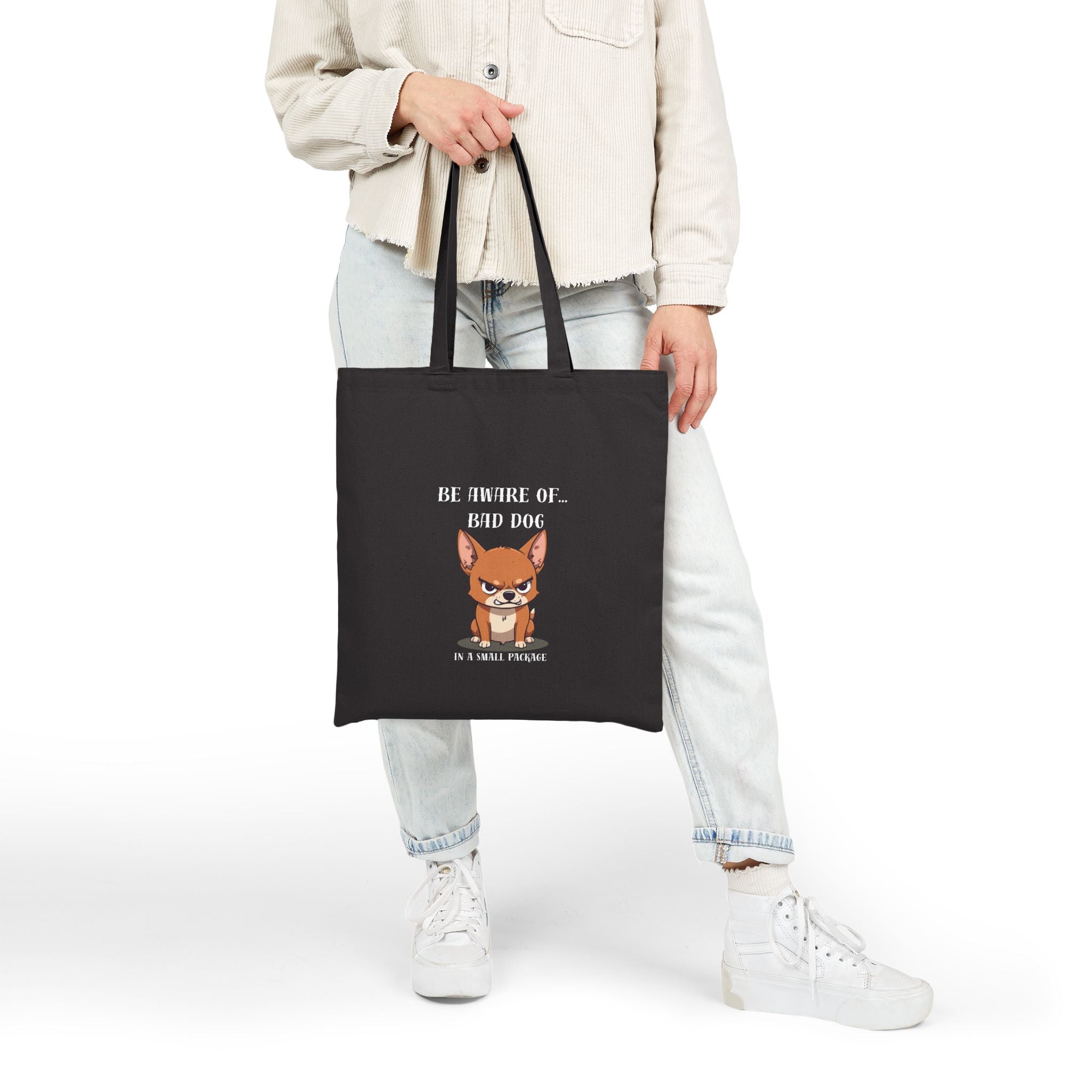 Bad Dog Tote | Tiny Pup, Big Attitude