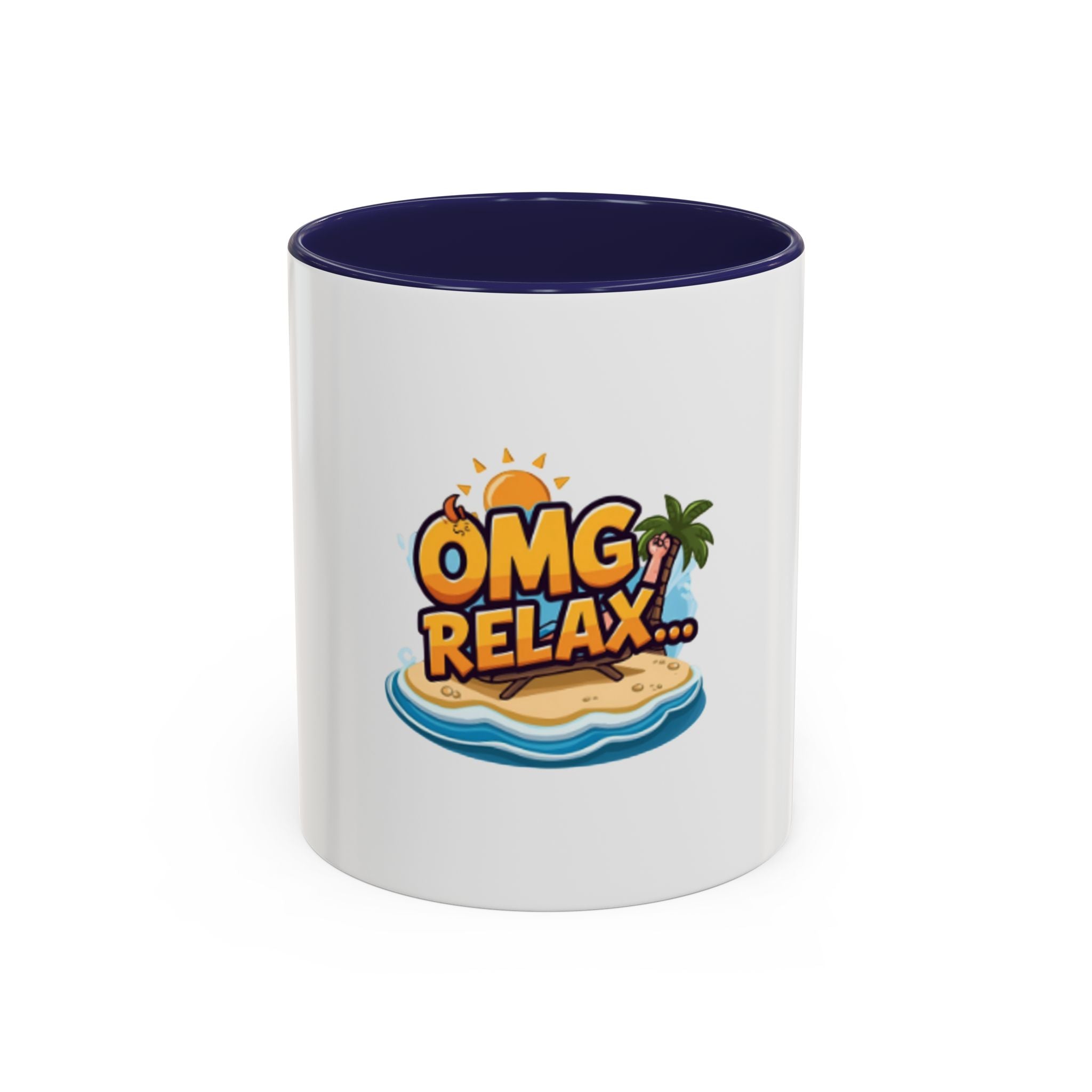 Relaxing Beach Vibe Coffee Mug - Perfect Gift for Beach Lovers, Summer Fun, Vacation Mood, Home Decor, Coffee Lover's Gift