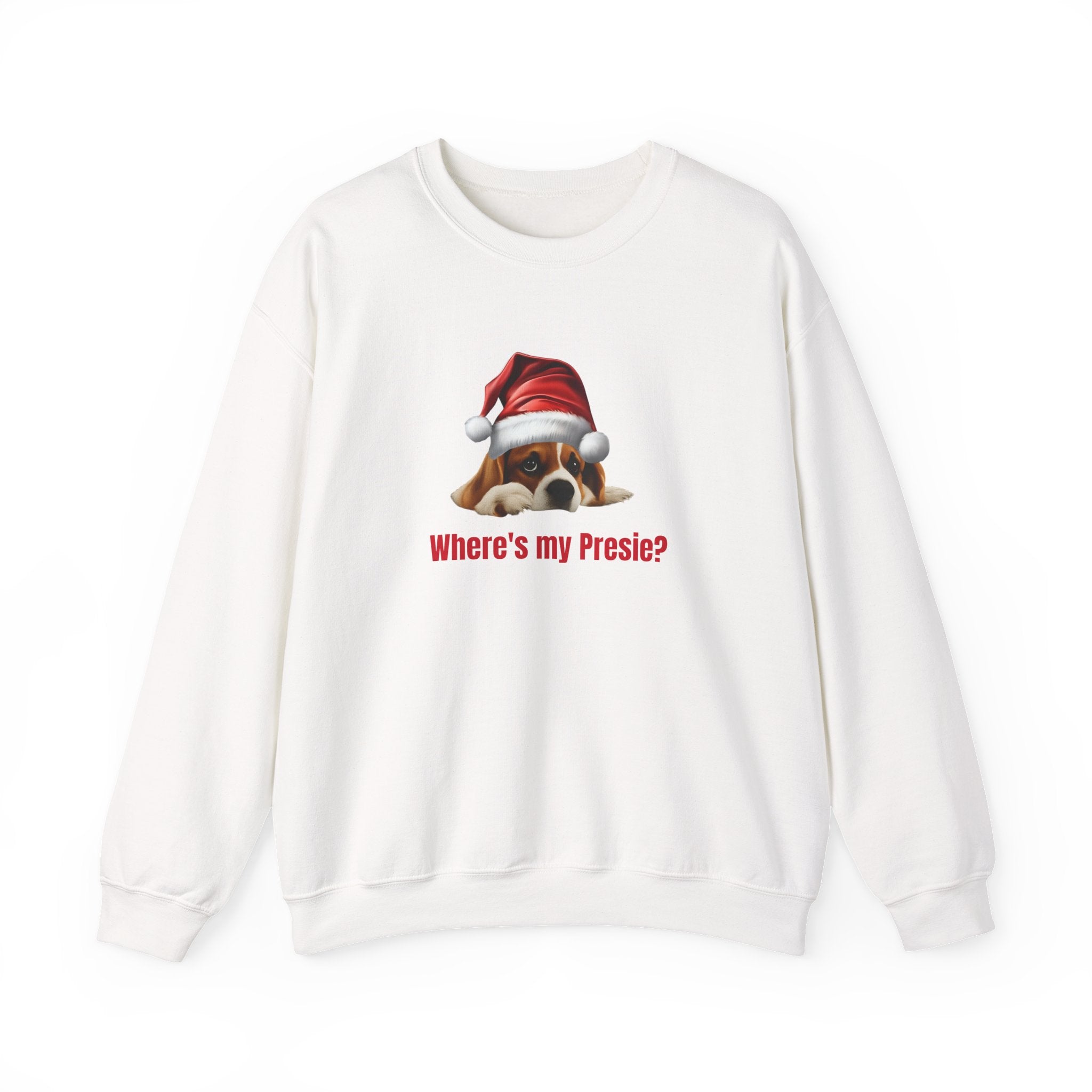 Beagle Claus Sweatshirt / Where’s My Presie?