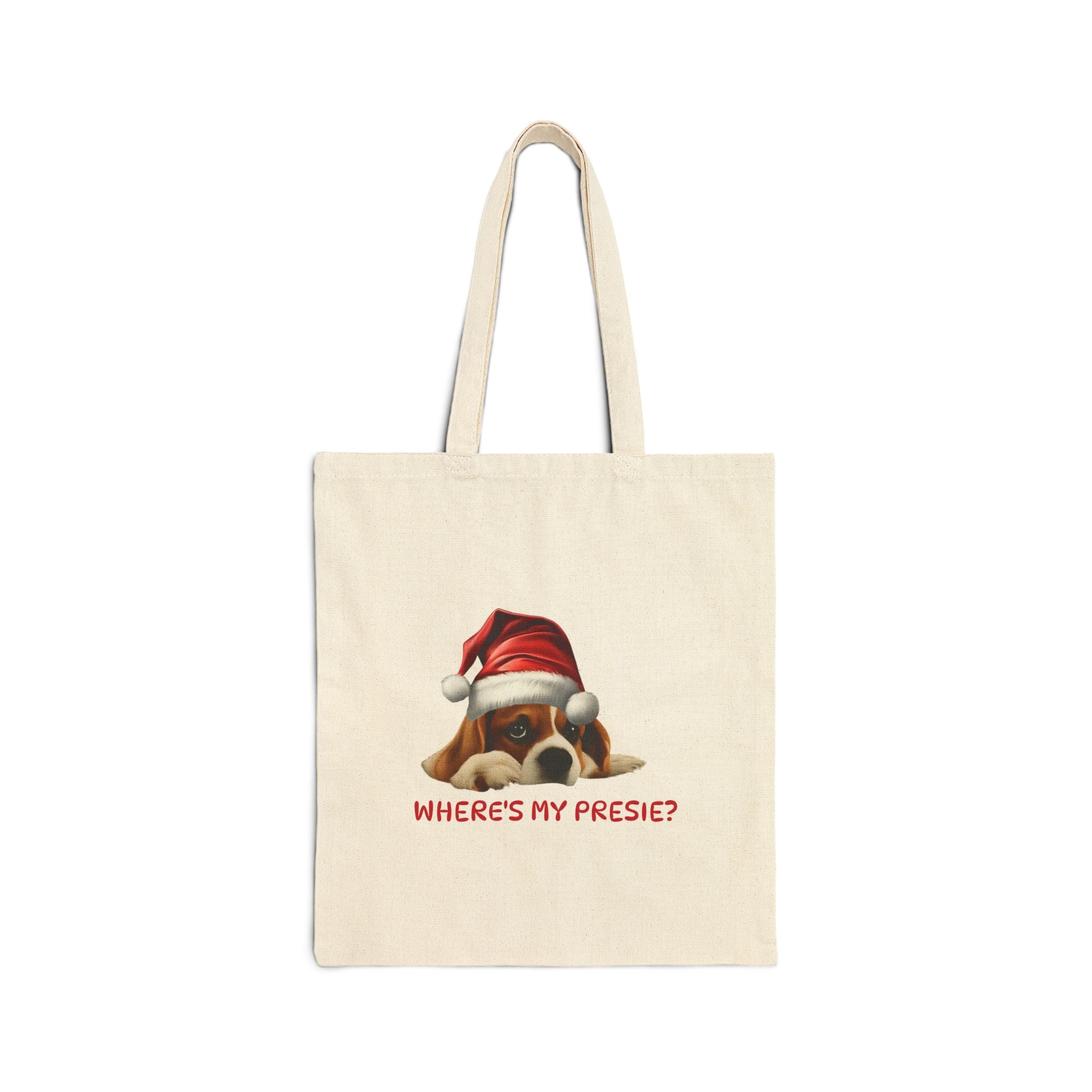 Christmas Beagle tote bag