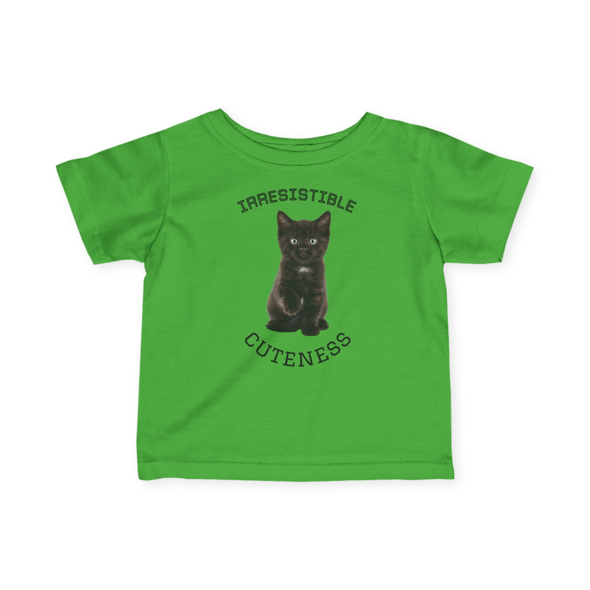 Irresistible Cat Tee for Infants, Cute Baby Shirt, Cat Lovers Gift, Toddler Tee, Baby Shower Outfit, Adorable Kid’s Wear