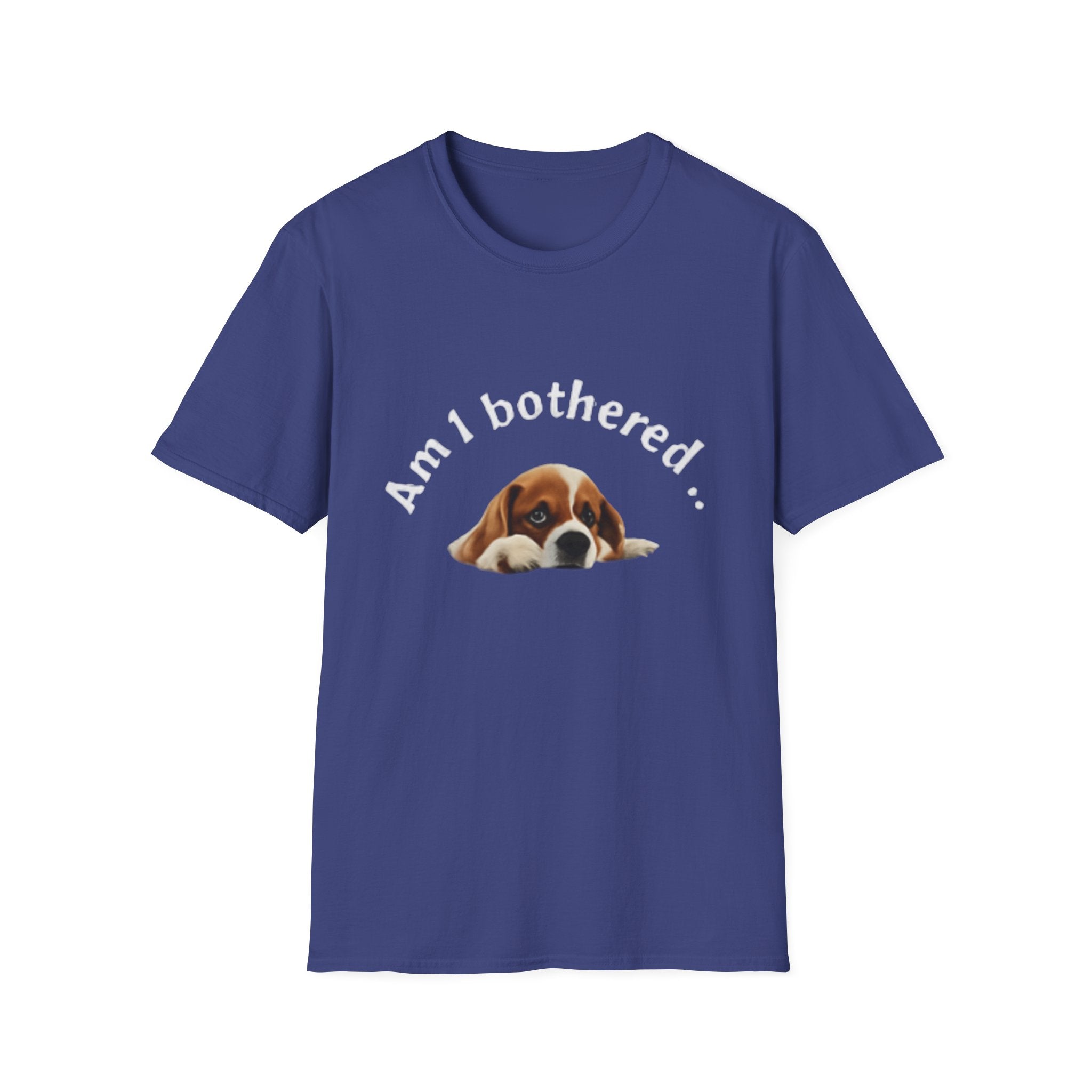 Am I Bothered? Funny Unisex Softstyle T-Shirt - Casual Humor Tee for Pet Lovers, Gift for Dog Owners, Birthday Present, Everyday Wear, [...]