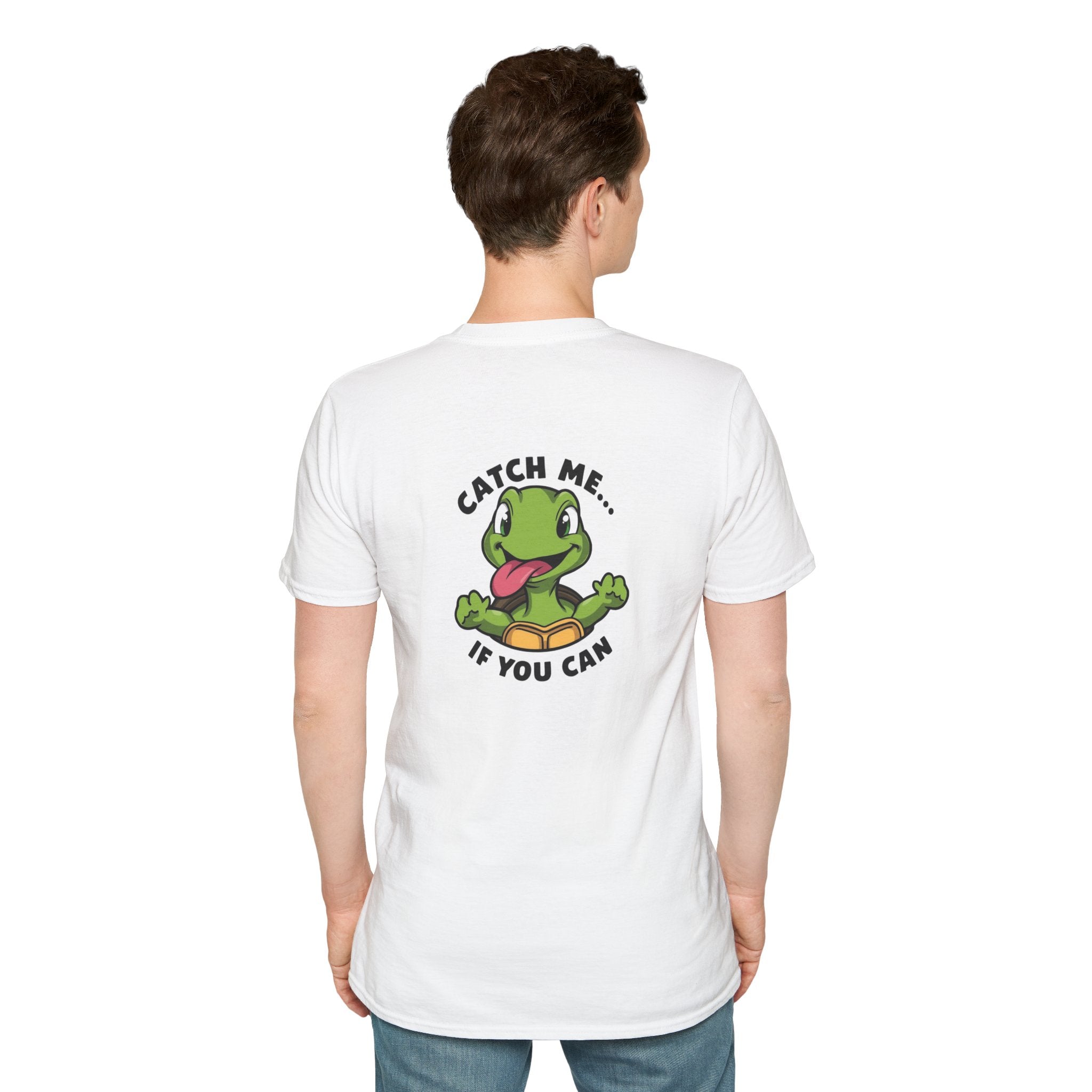 Catch Me If You Can Turtle T-Shirt, Unisex Tee, Cute Ninja-turtle Shirt, Funny Graphic Tee, Summer Outfit, Casual Wear