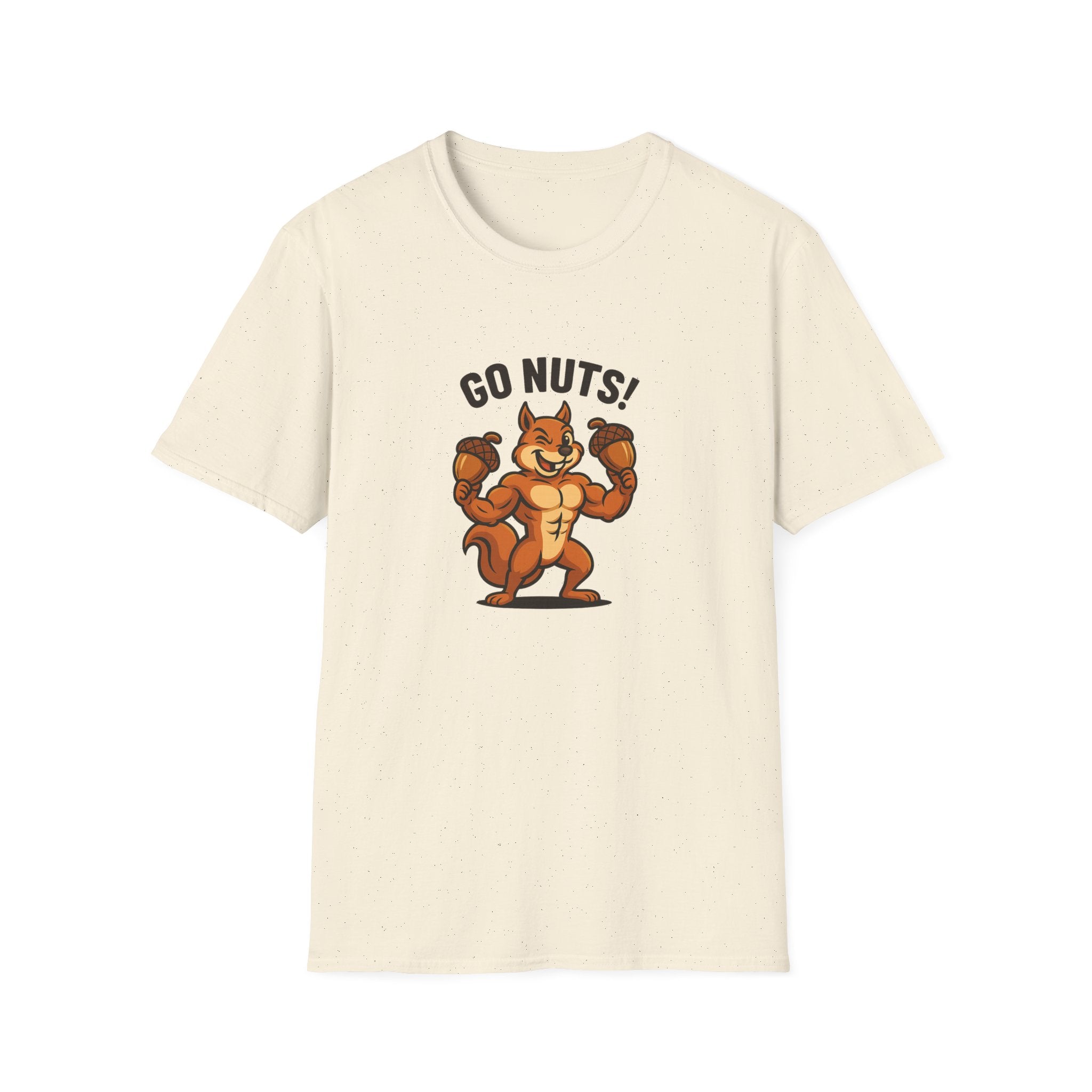 Go Nuts! | Funny Fitness Squirrel Gym T-Shirt