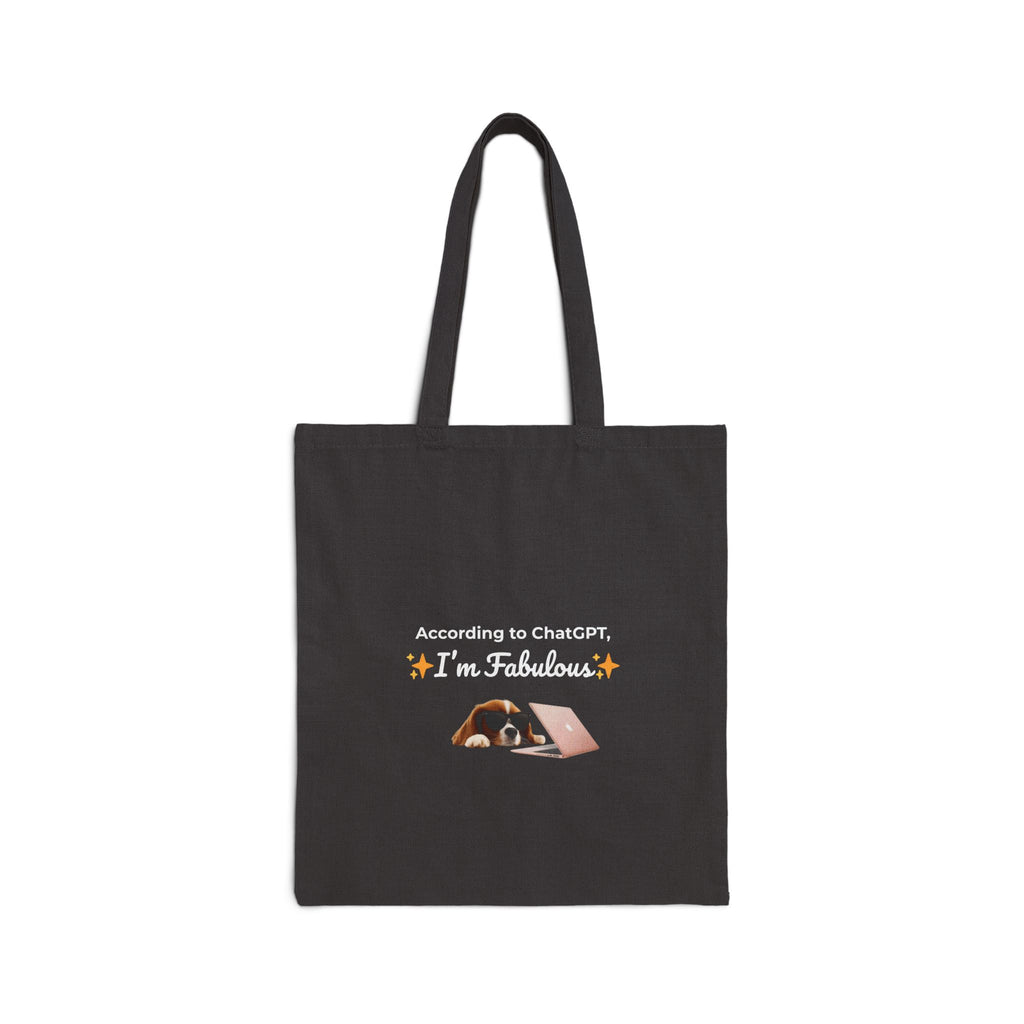 AI Approved Fabulousness | Funny Dog Tote