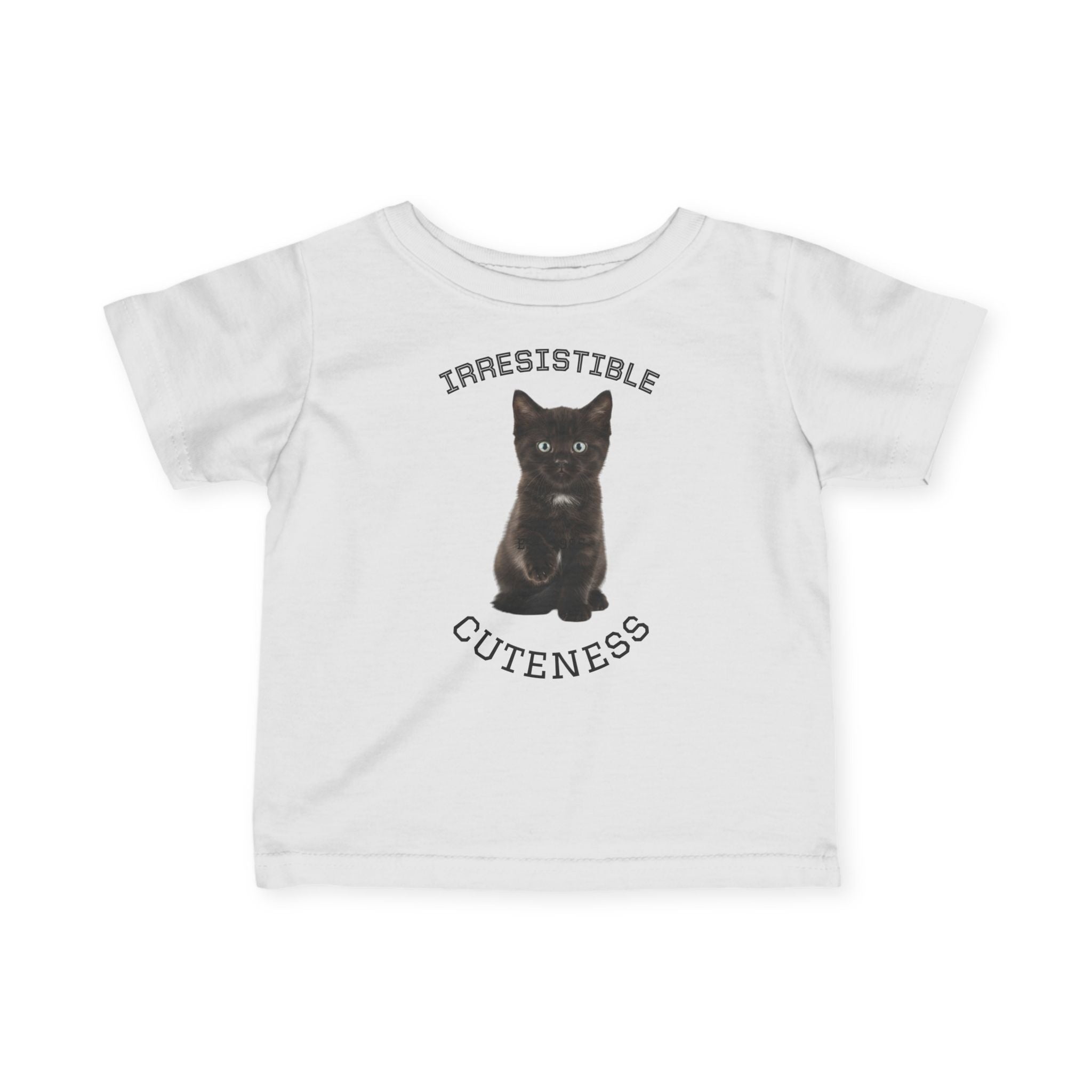 Irresistible Cat Tee for Infants, Cute Baby Shirt, Cat Lovers Gift, Toddler Tee, Baby Shower Outfit, Adorable Kid’s Wear