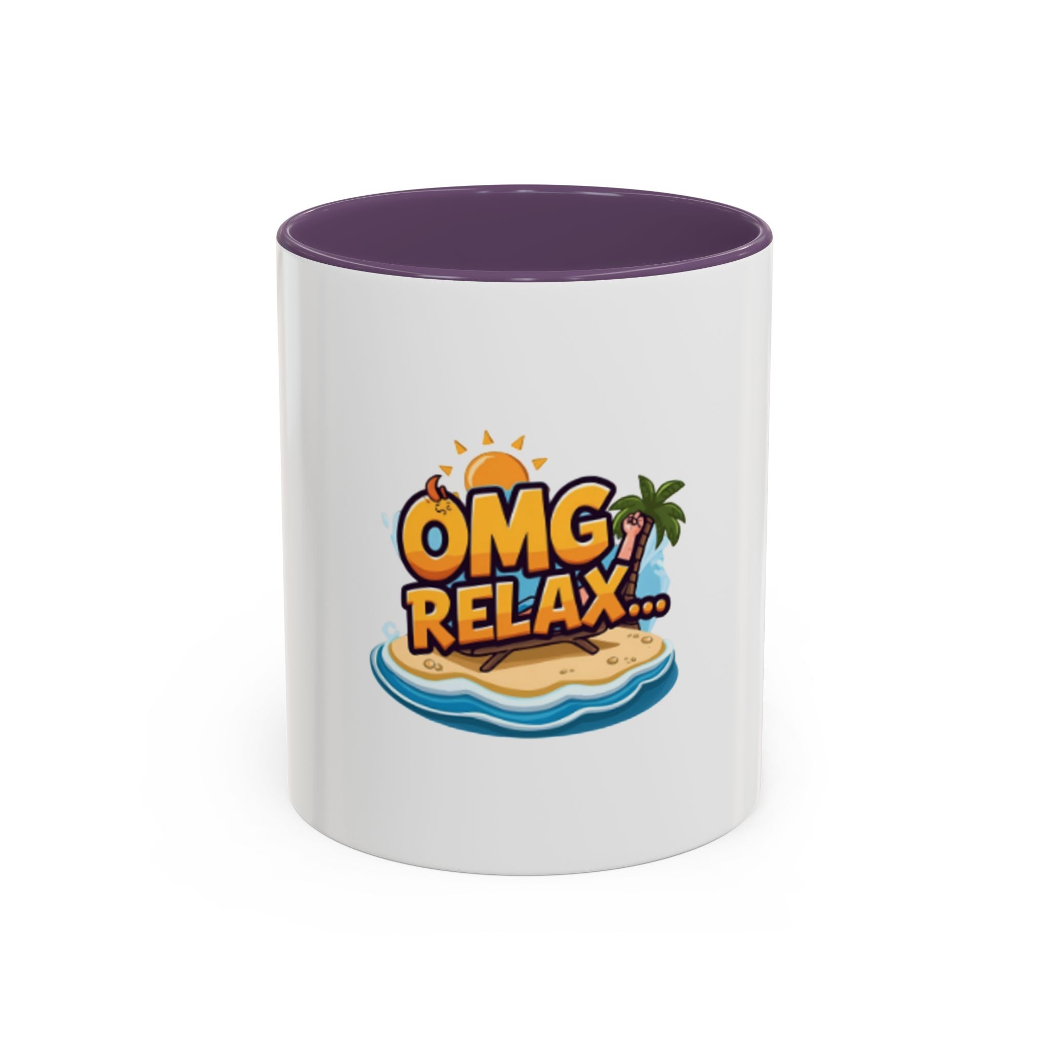 Relaxing Beach Vibe Coffee Mug - Perfect Gift for Beach Lovers, Summer Fun, Vacation Mood, Home Decor, Coffee Lover's Gift