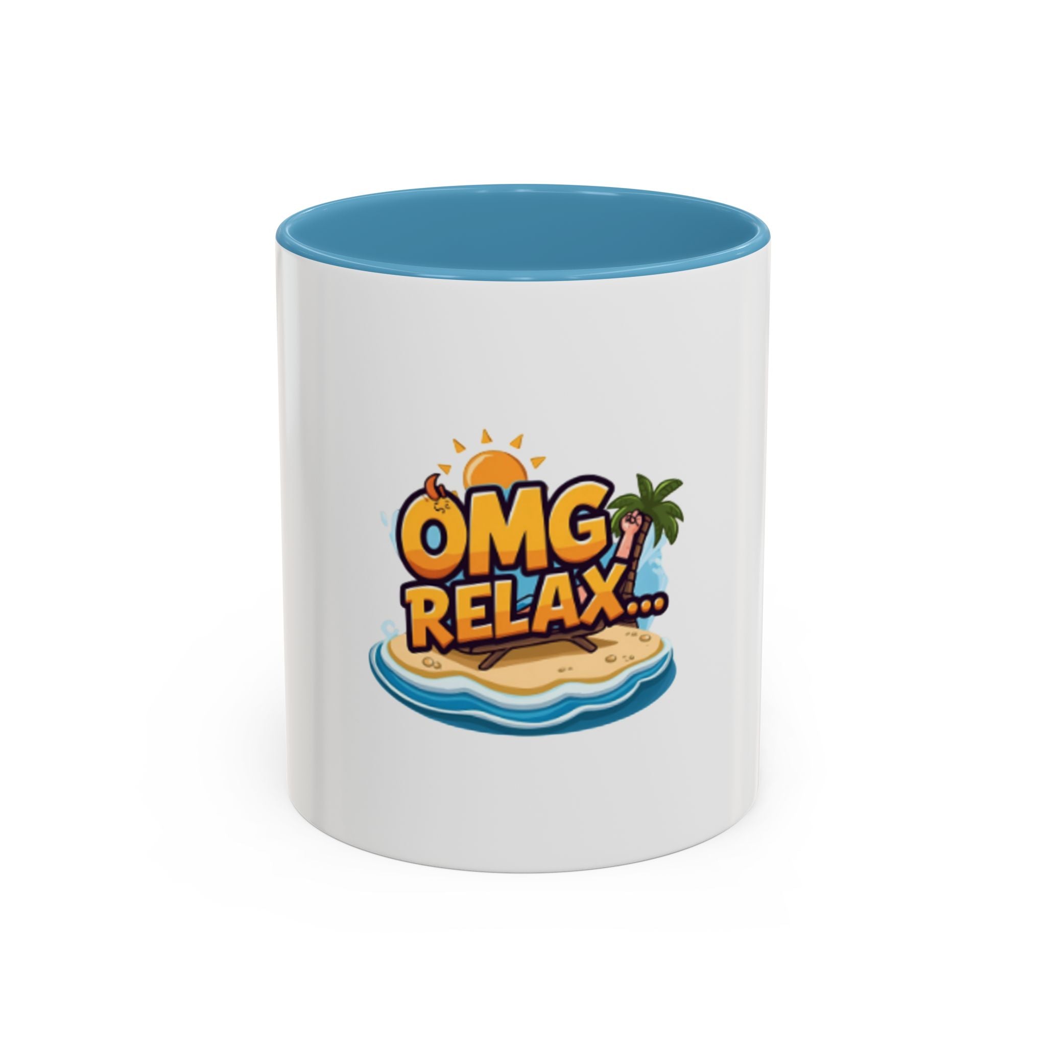 Relaxing Beach Vibe Coffee Mug - Perfect Gift for Beach Lovers, Summer Fun, Vacation Mood, Home Decor, Coffee Lover's Gift