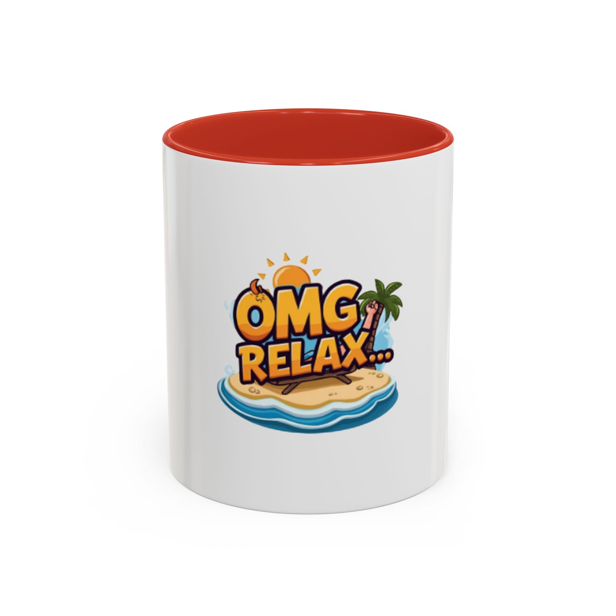 Relaxing Beach Vibe Coffee Mug - Perfect Gift for Beach Lovers, Summer Fun, Vacation Mood, Home Decor, Coffee Lover's Gift