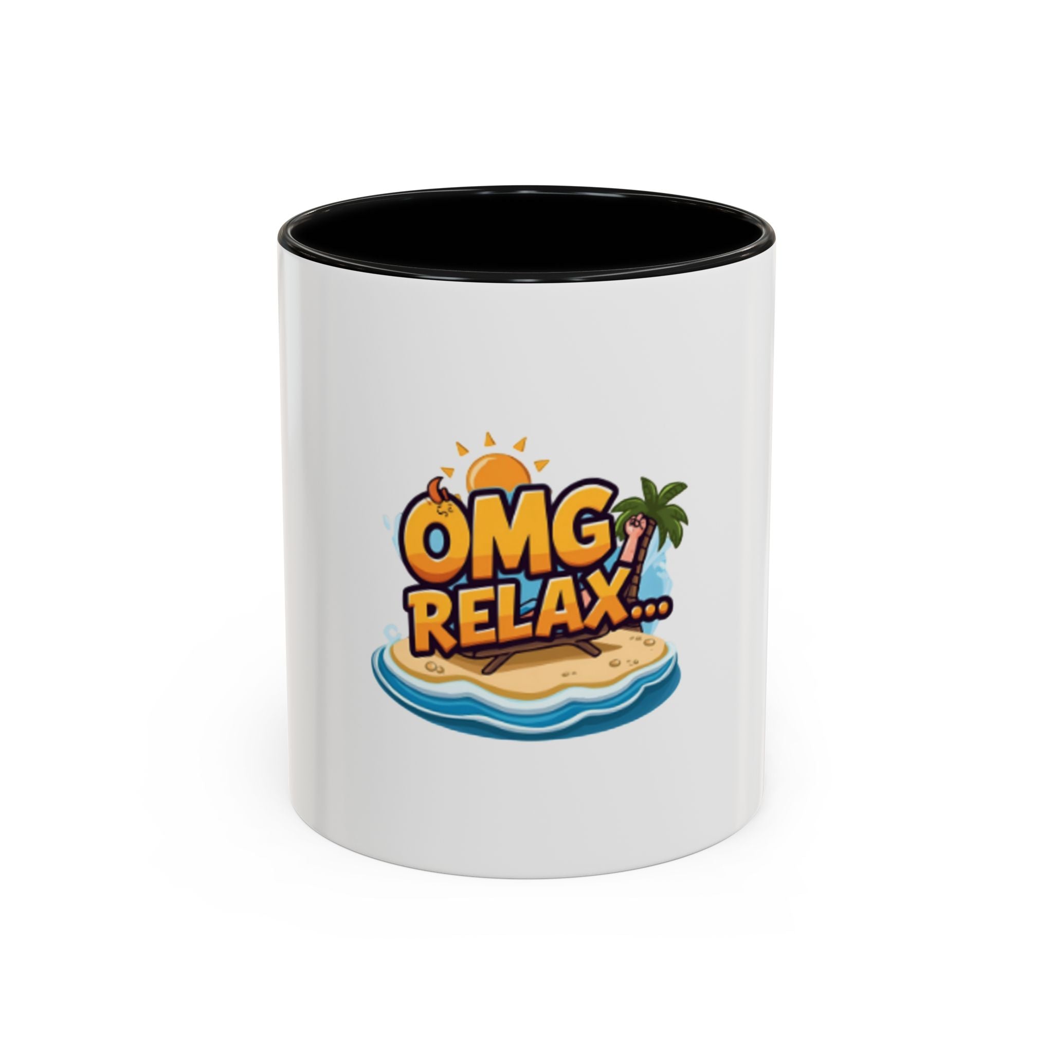 Relaxing Beach Vibe Coffee Mug - Perfect Gift for Beach Lovers, Summer Fun, Vacation Mood, Home Decor, Coffee Lover's Gift