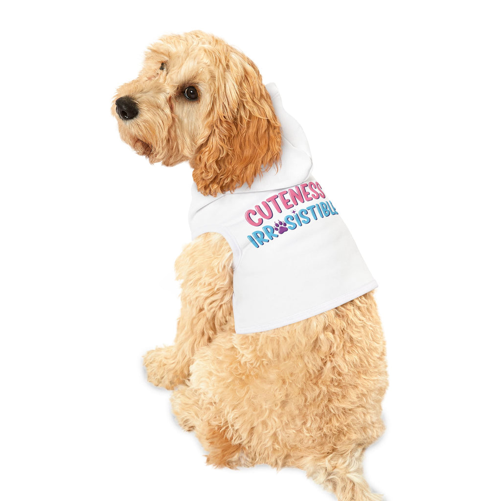 Irresistible Cutness Pet Hoodie, Cozy Dog Sweater, Cute Cat Apparel, Winter Pet Clothing, Birthday Dog Gift, Pet Fashion